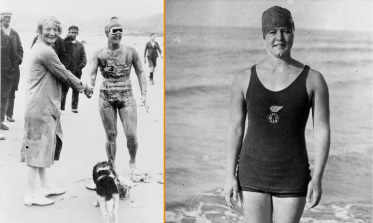 Gertrude Ederle La Primera Nadadora En Cruzar El Peligroso Canal De La