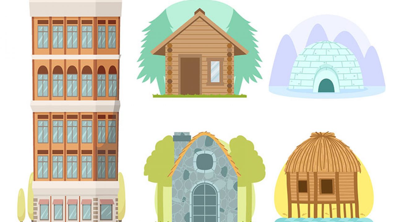 Los diferentes tipos de viviendas - Billiken