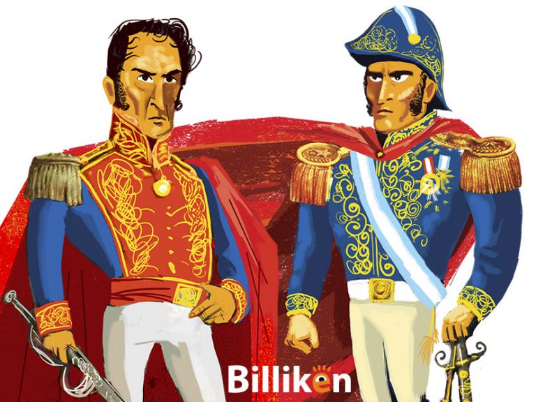 26 Y 27 De Julio De 1822 La Reunión De José De San Martín Y Simón Bolivar Billiken 5746