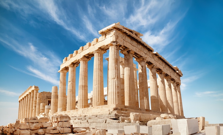 Partenón de Atenas, Grecia