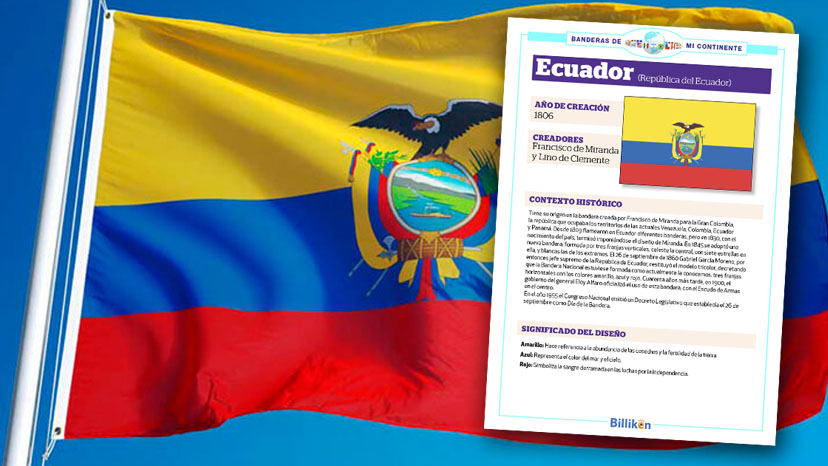 bandera de Ecuador: historia, origen y significado