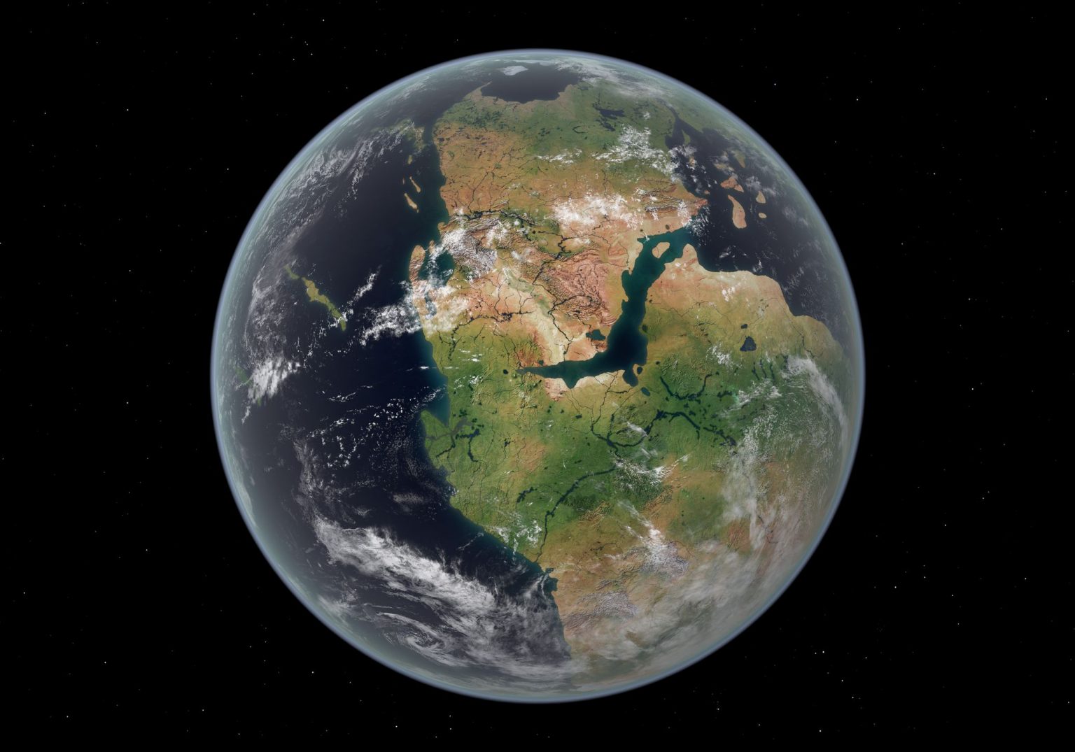 “pangea” El Supercontinente Que Hace Millones De Años Mantuvo Unidos A Todos Los Continentes 7456