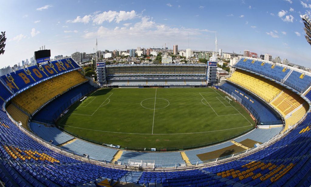 La Bombonera, uno de los estadios de fútbol de Buenos Aires