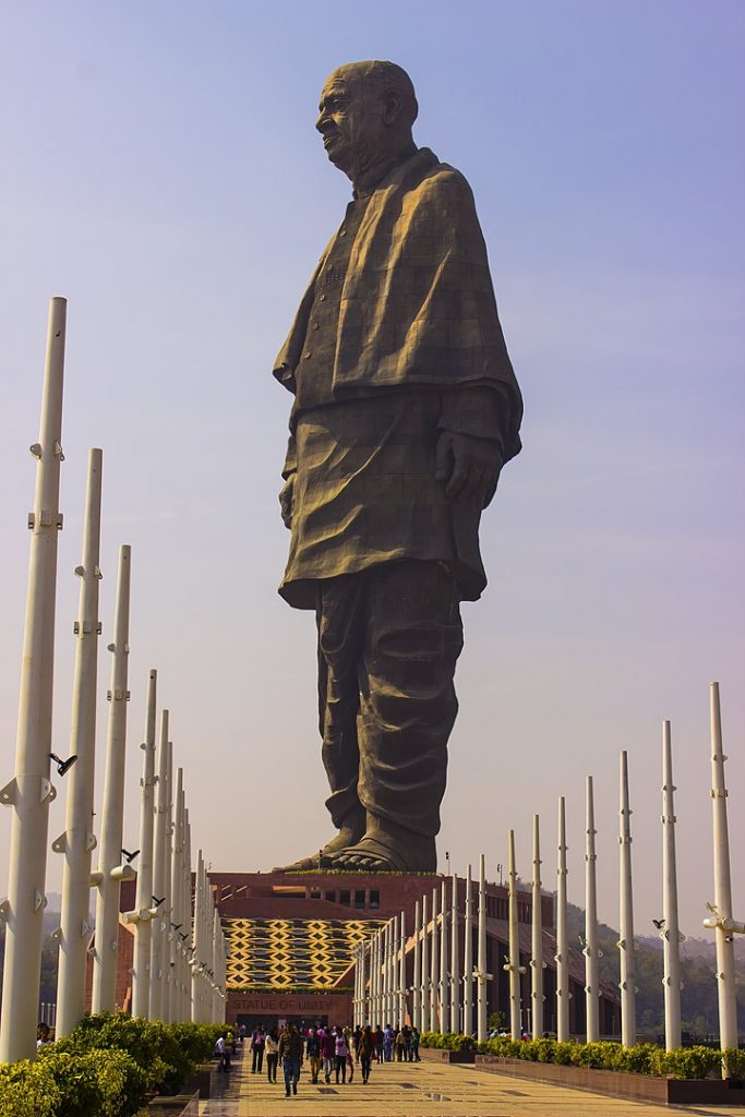 Estatua de la Unidad, la más alta del mundo. 