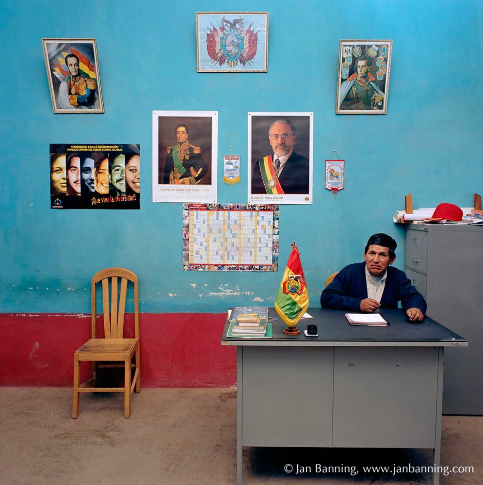 Oficina pública de Bolivia. 