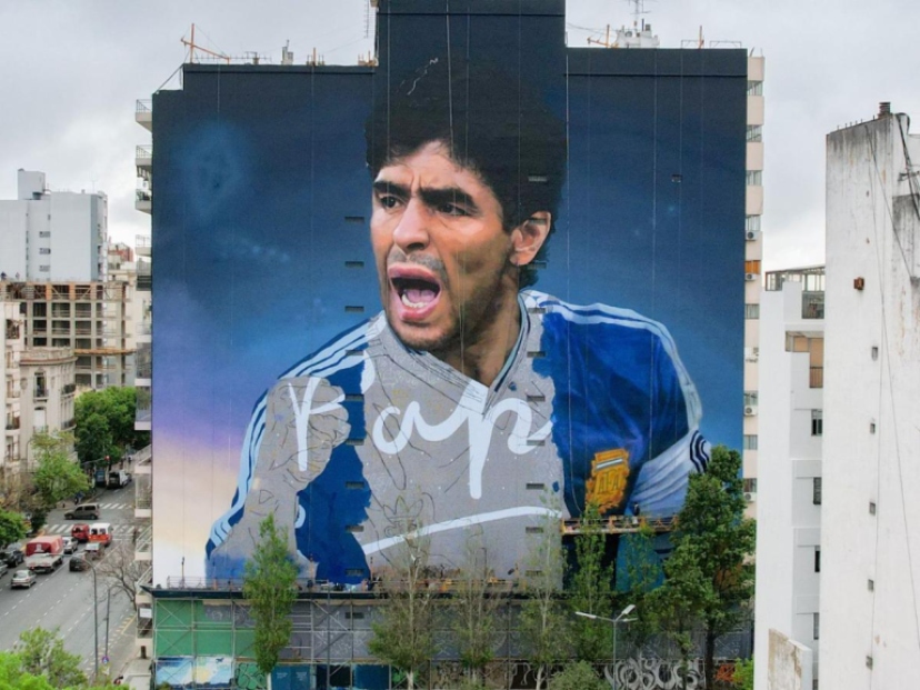 Mural de Maradona