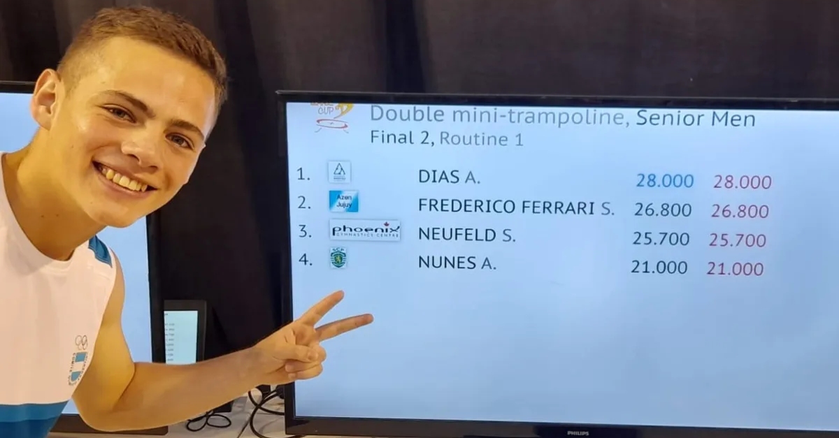 Gimnasta de Jujuy ganó una medalla de plata en Portugal Billiken