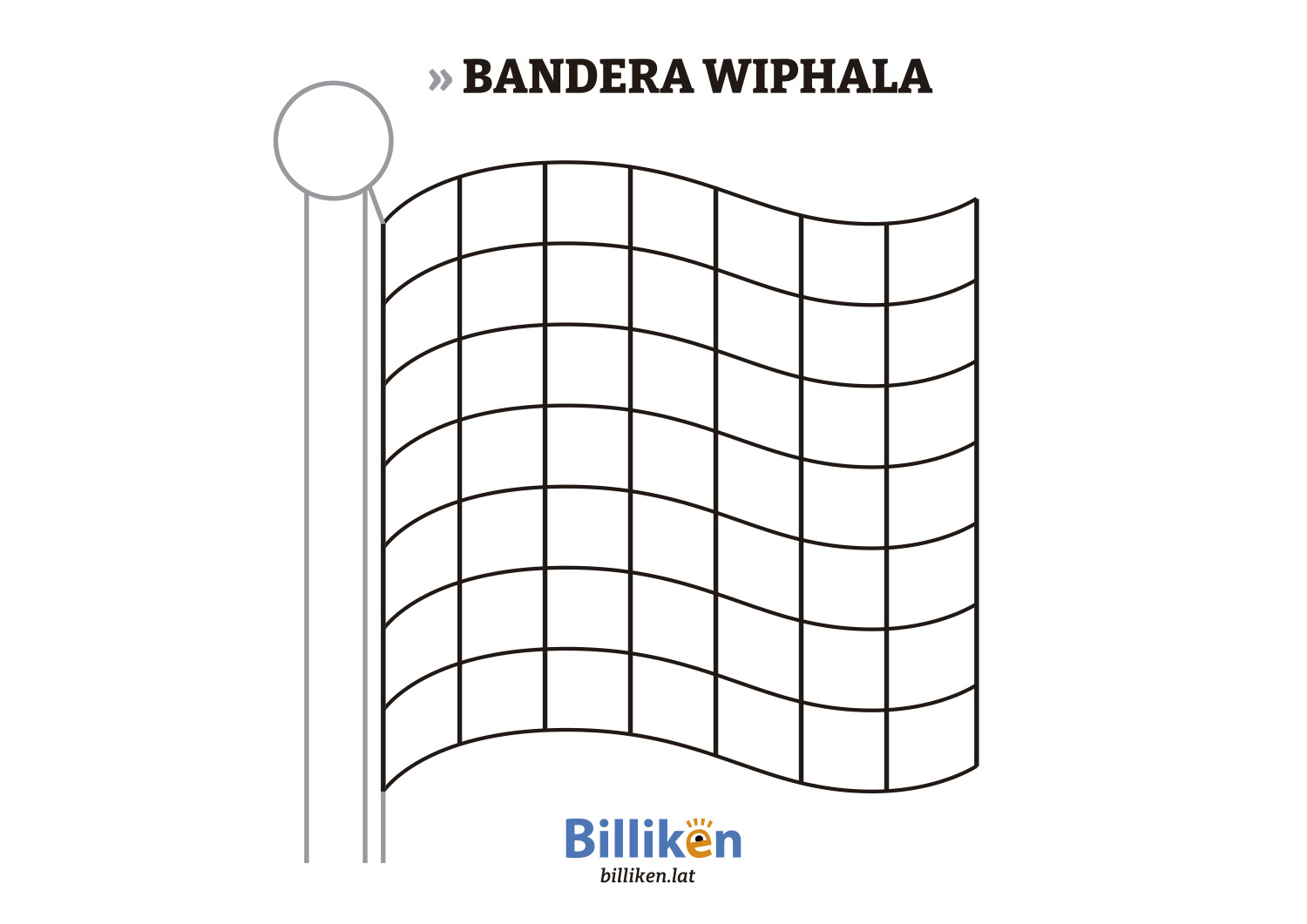 Bandera Wiphala Para Colorear E Imprimir Billiken 8153