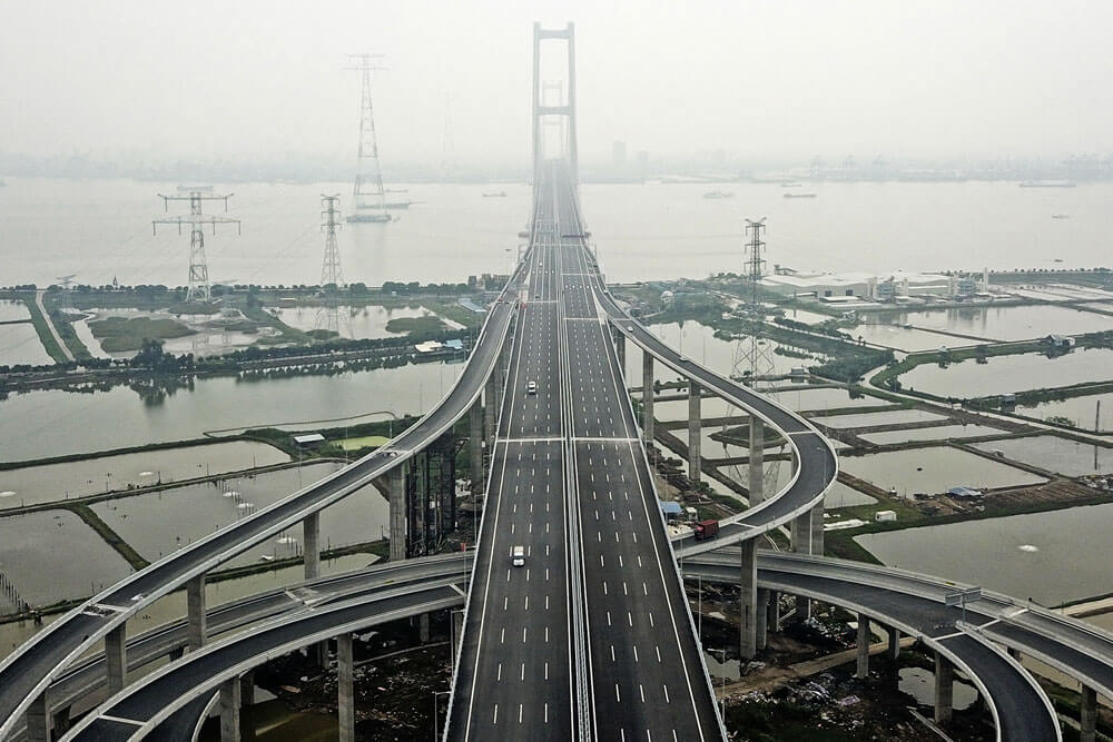 Imagen del puente Nansha.