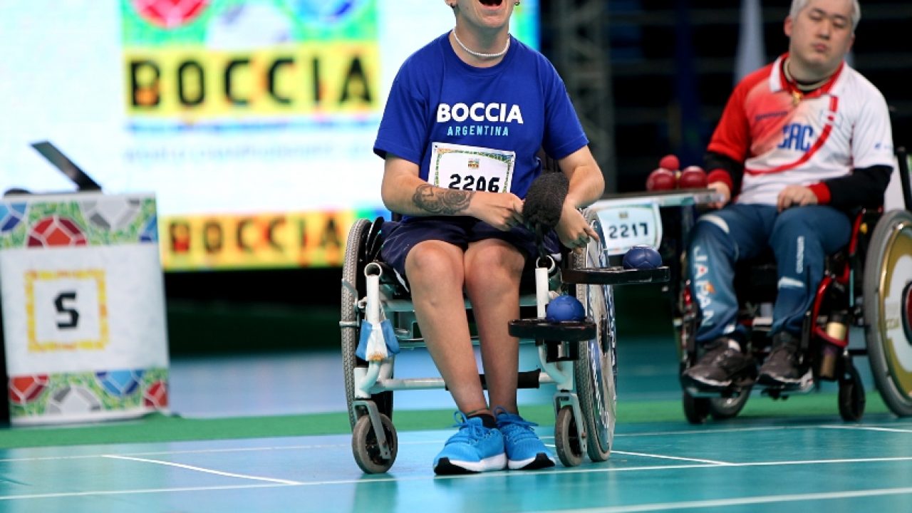 Un deportista argentino sali campe n mundial de boccia en Brasil