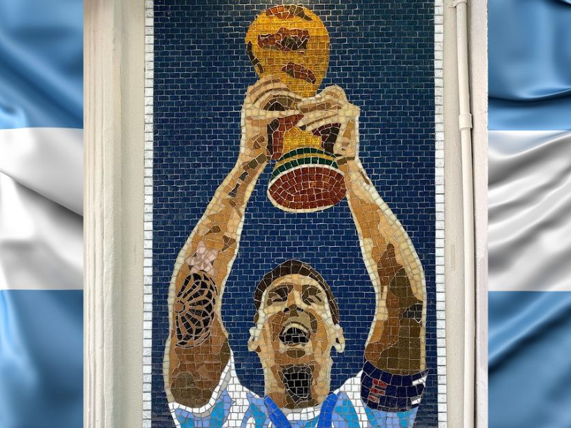 Messi-mural