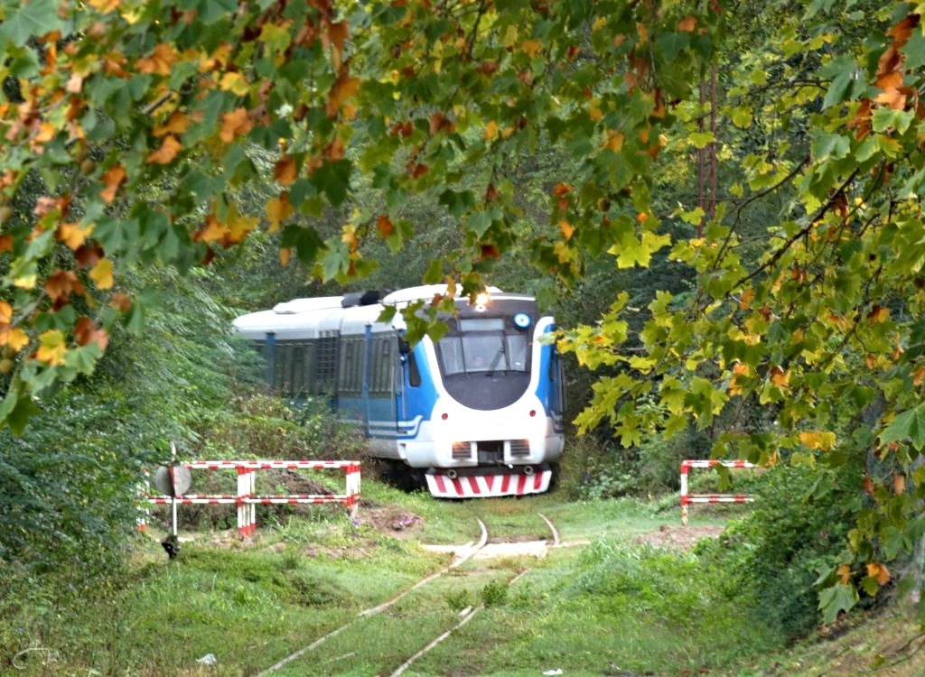 Tren de las Sierras atravesando el Valle de la Punilla. 