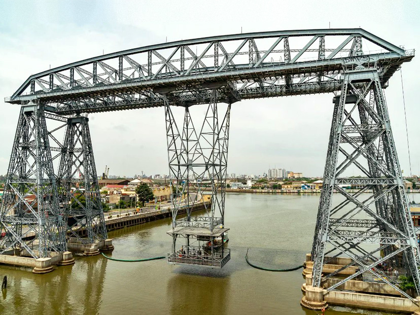 El Puente Transbordador Nicolás Avellaneda