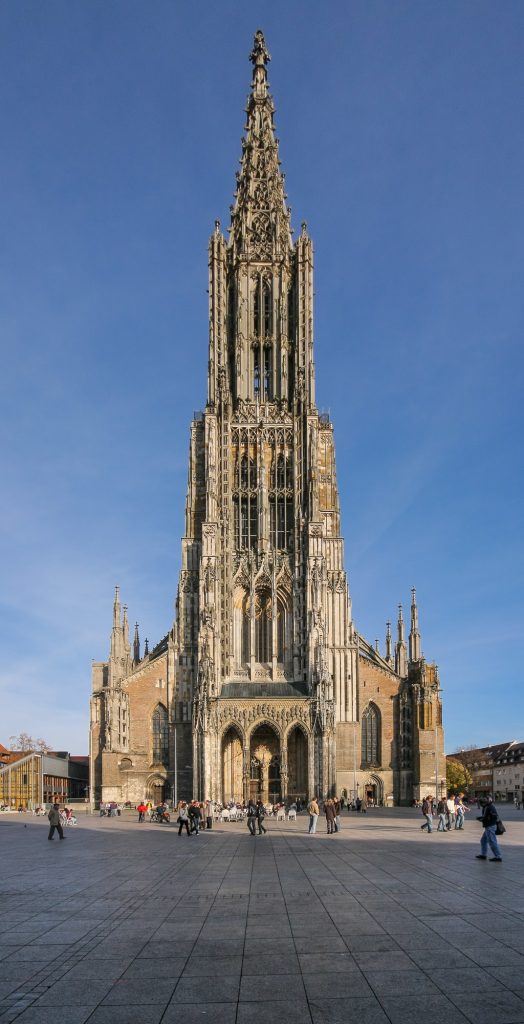Catedral de Ulm entre los edificios más altos del mundo.