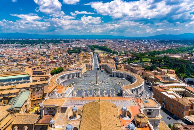 La Ciudad del Vaticano es el Estado más pequeño del mundo