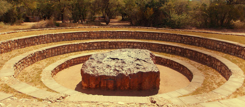 El meteorito Hoba se conserva en Namibia