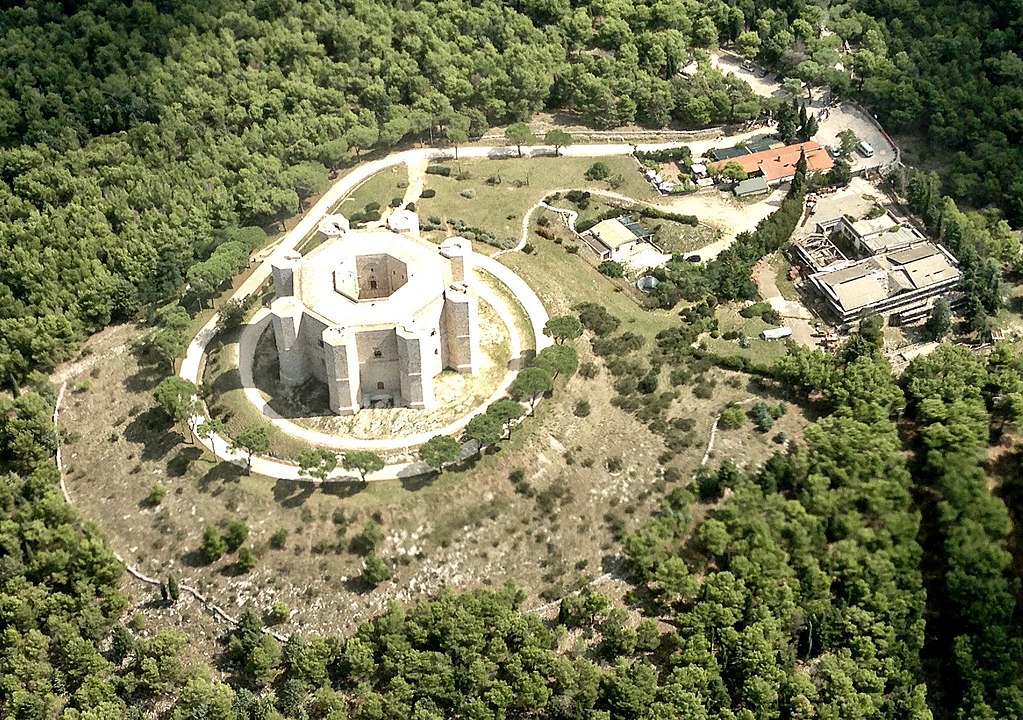 Vista aérea del Castel del Monte.