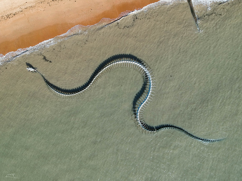 Toma aérea de la Serpent d’Ocean.