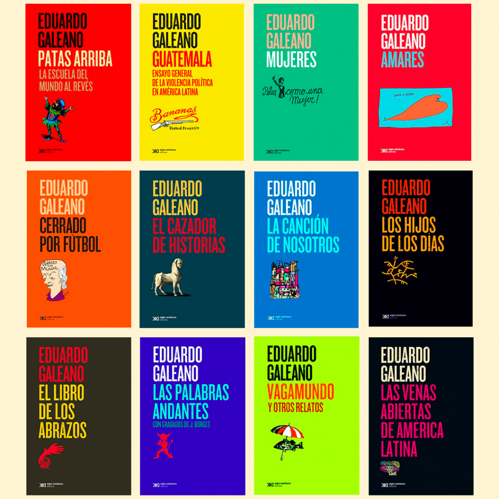Algunas de las obras más reconocidas de Eduardo Galeano