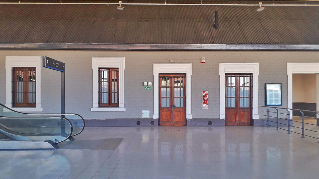 Edificio original de la Estación La Paternal. 
