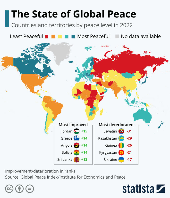 Mapa de la paz. 