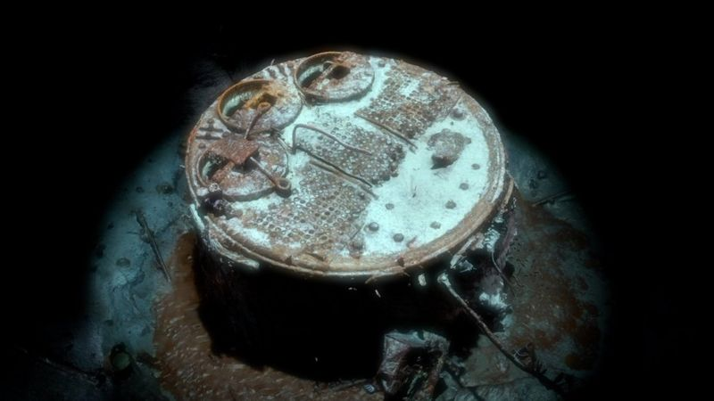 Escaneo digital de los restos del Titanic