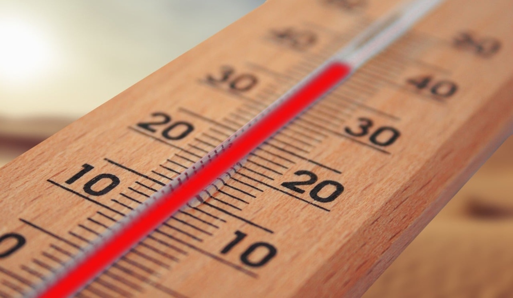 Termómetro en representación de las temperaturas medidas en la Tierra. 