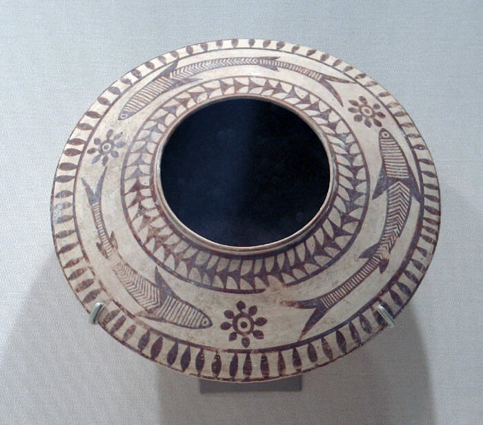 Pieza de cerámica de Mehrgarh.