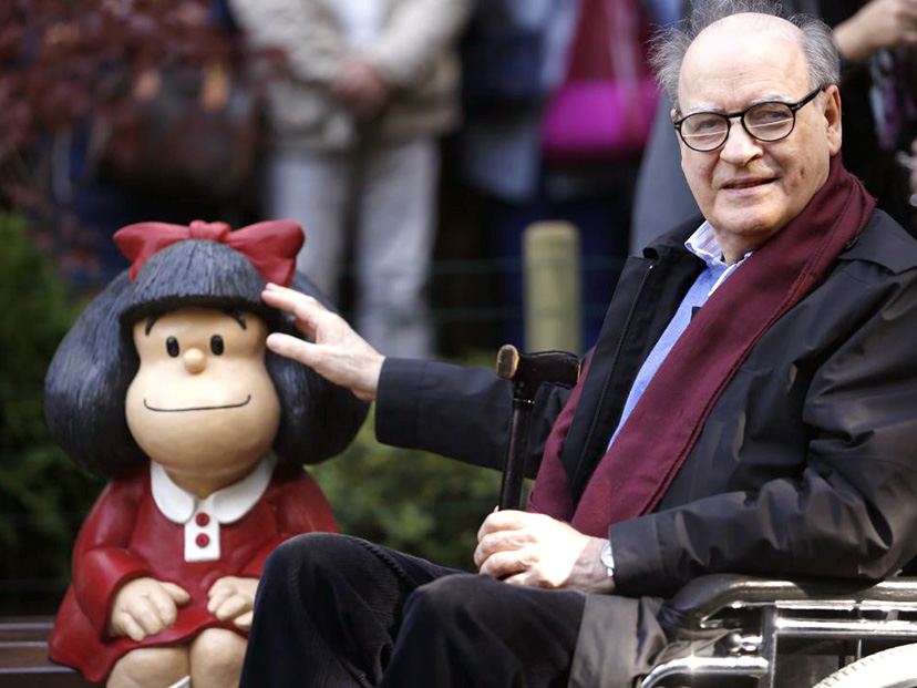 Se cumplen 91 años del nacimiento de Quino, el genial historietista que creó a Mafalda
