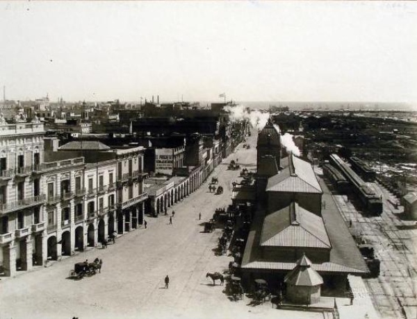 Edificio de la antigua Estación Central de Buenos Aires. 