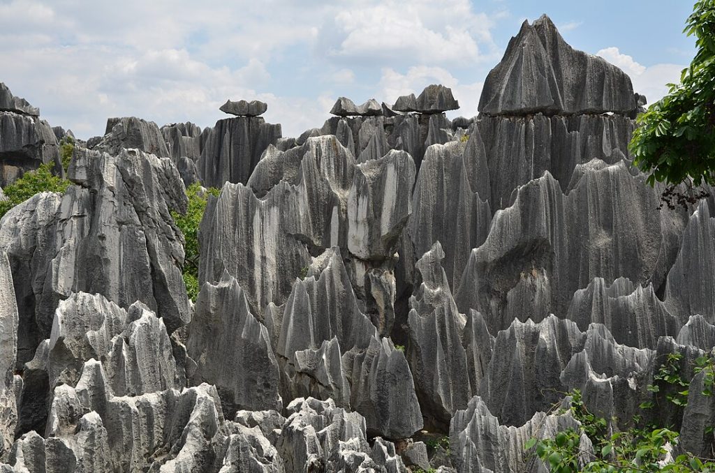 Formaciones rocosas de Shilin. 