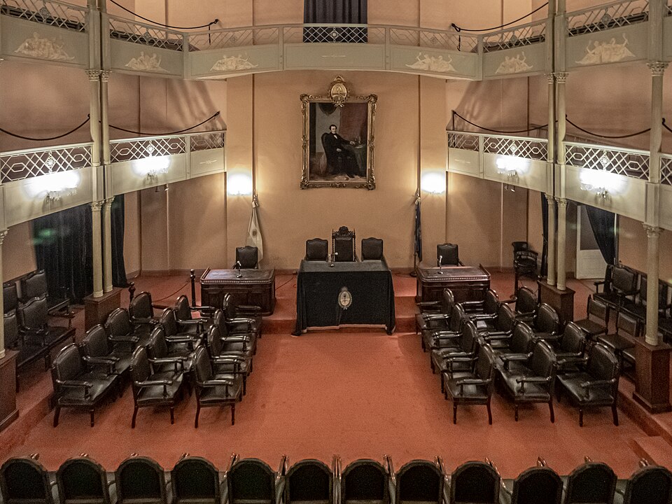 Sala de sesiones del Antiguo Congreso Nacional en la actualidad.