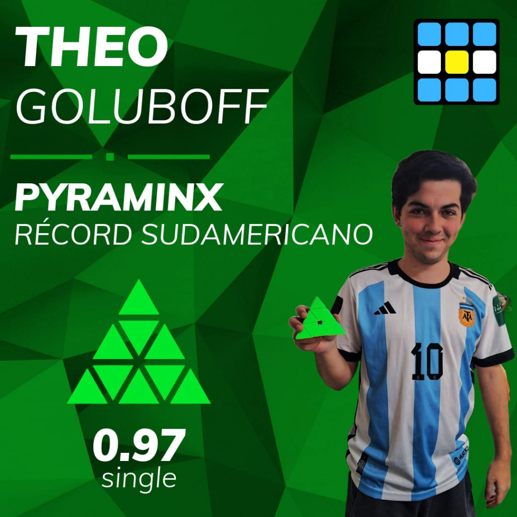 A los 17 años, un argentino batió un nuevo récord en Rubik