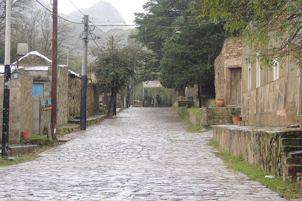 Calles del pueblo de San Luis. 
