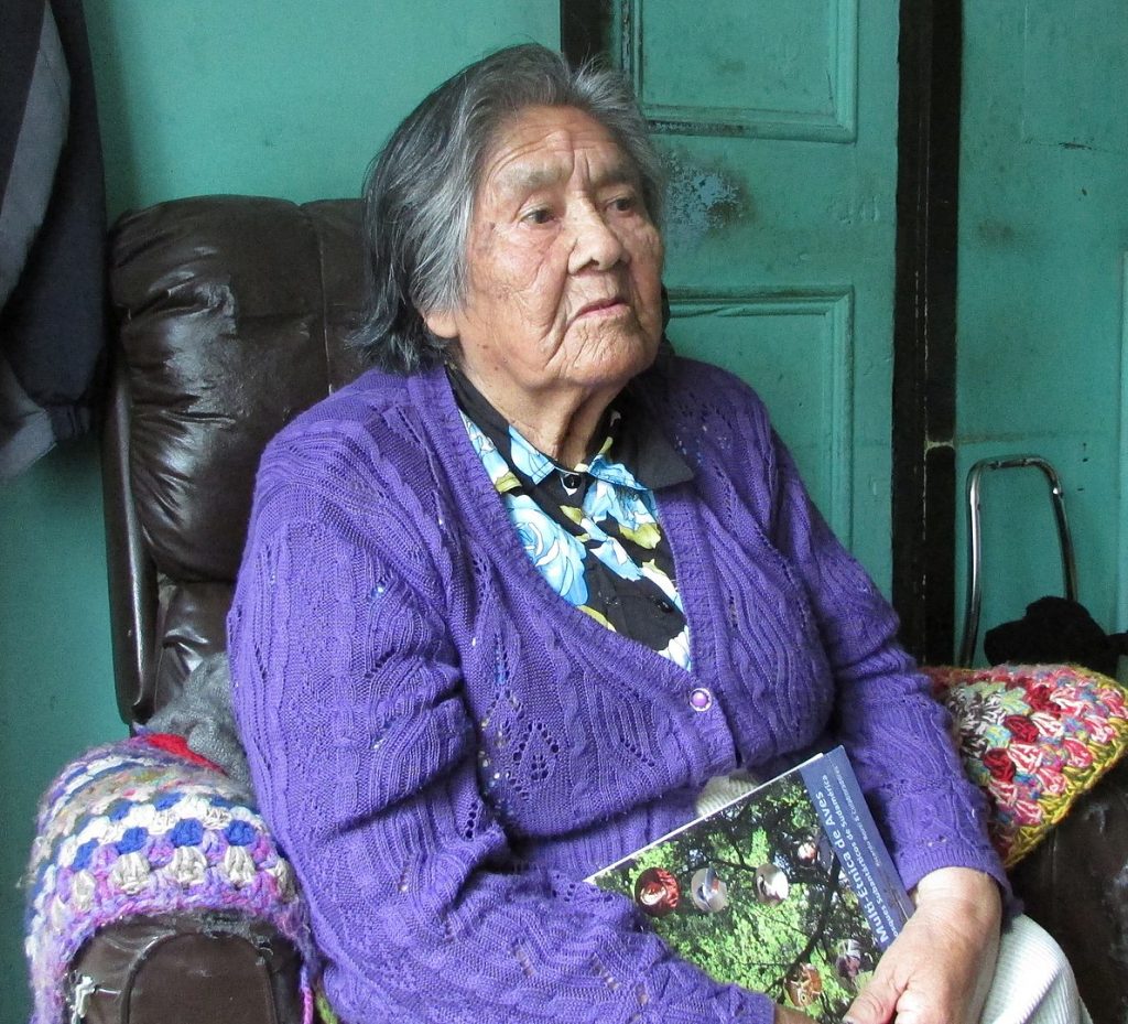 Cristina Calderón, última habitante nativa del pueblo originario yagán.
