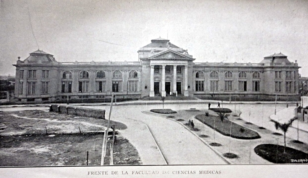 Universidad Nacional de Rosario en sus comienzos. 