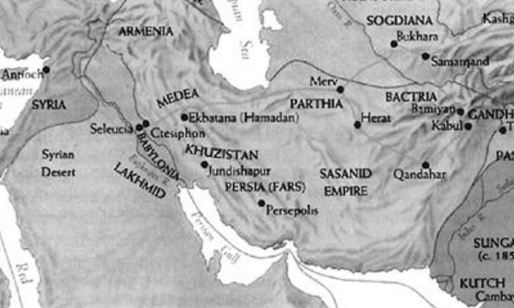 mapa persa