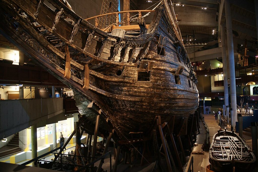 El Vasa en el museo homónimo de Suecia.