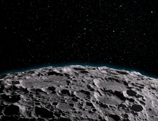 ¿Por qué motivo no vemos el cielo de colores desde la Luna?