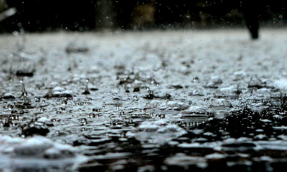 Agua acumulada en diciembre en la ciudad de Buenos Aires. 