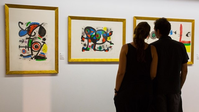 Obras de Miró en Museo Fran Daurel.