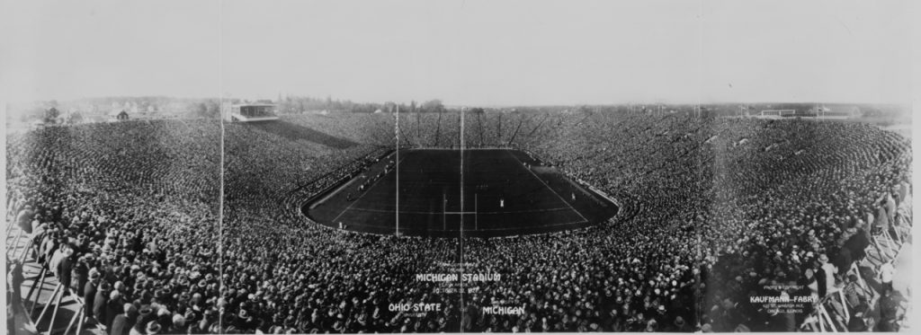 Antigua imagen del estadio más grande de América. 
