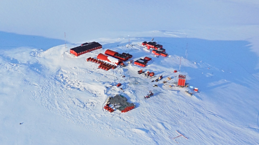 Una de las bases protagonistas durante el Día de la Antártida Argentina.
