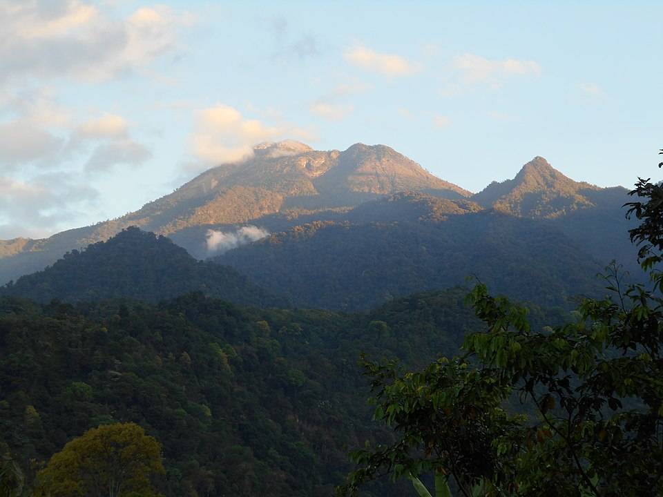 Vista panorámica de la montaña más alta de América Central. 