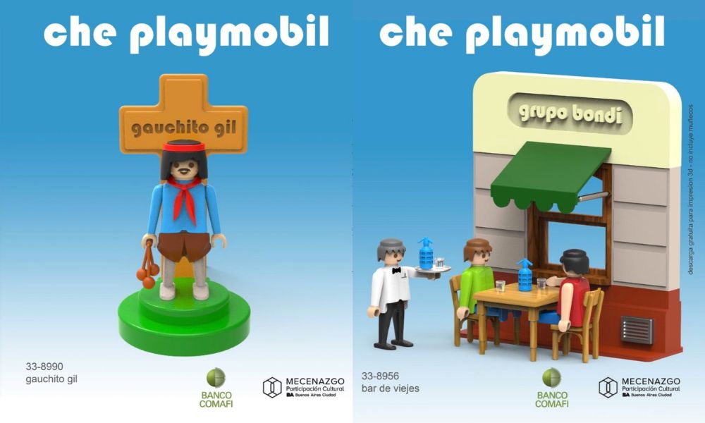 Che Playmobil, proyecto del grupo Bondi que revaloriza las costumbres argentinas en los juguetes famosos.