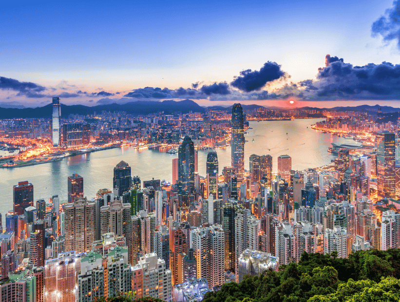 rascacielos de hong kong