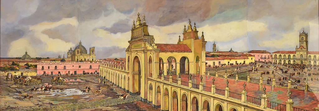 “25 de mayo de 1810”, de Léonie Matthis, en el Museo Nacional del Cabildo y la Revolucion de Mayo, Buenos Aires, Argentina
