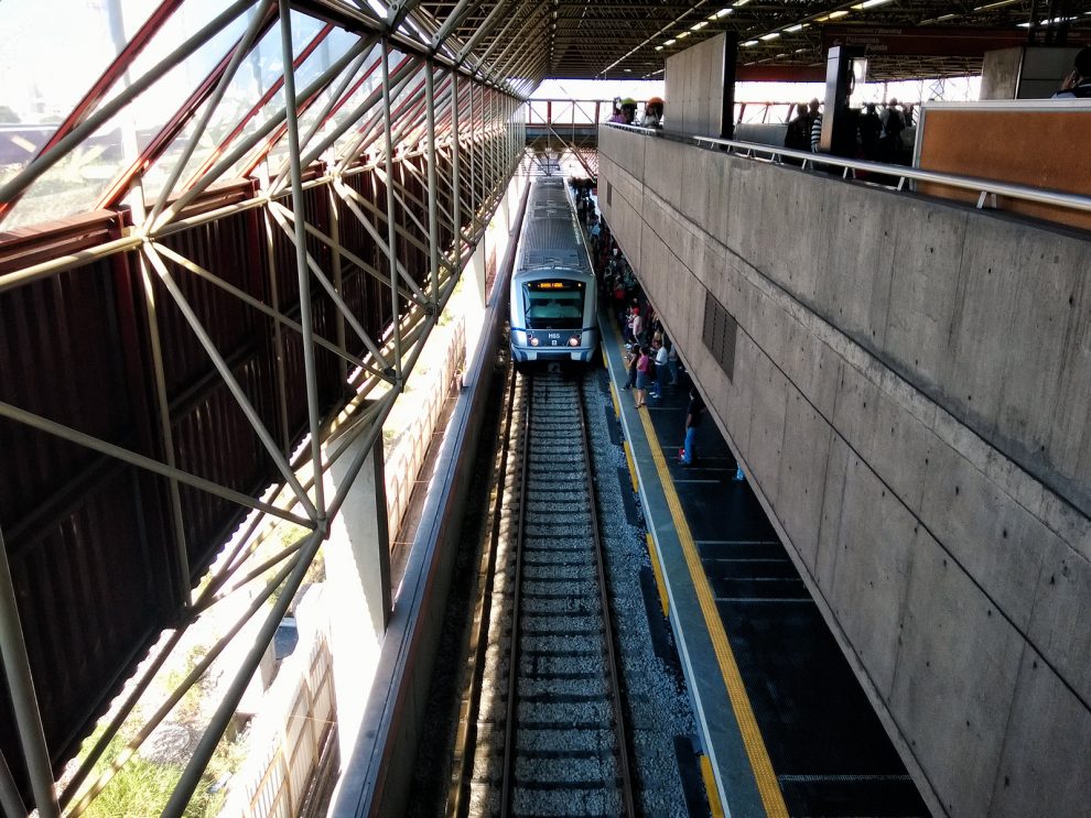 Una de las líneas de la red de metro más grande de Latinoamérica. 