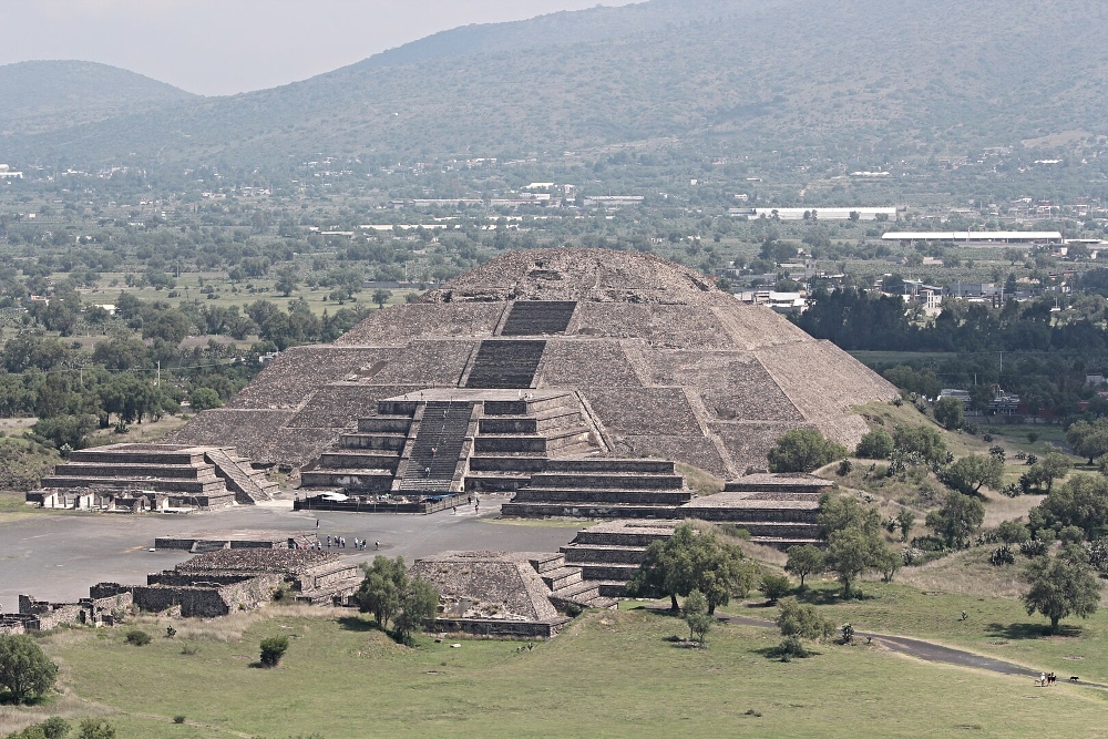 Paisaje que rodea a la pirámide más antigua de América. 