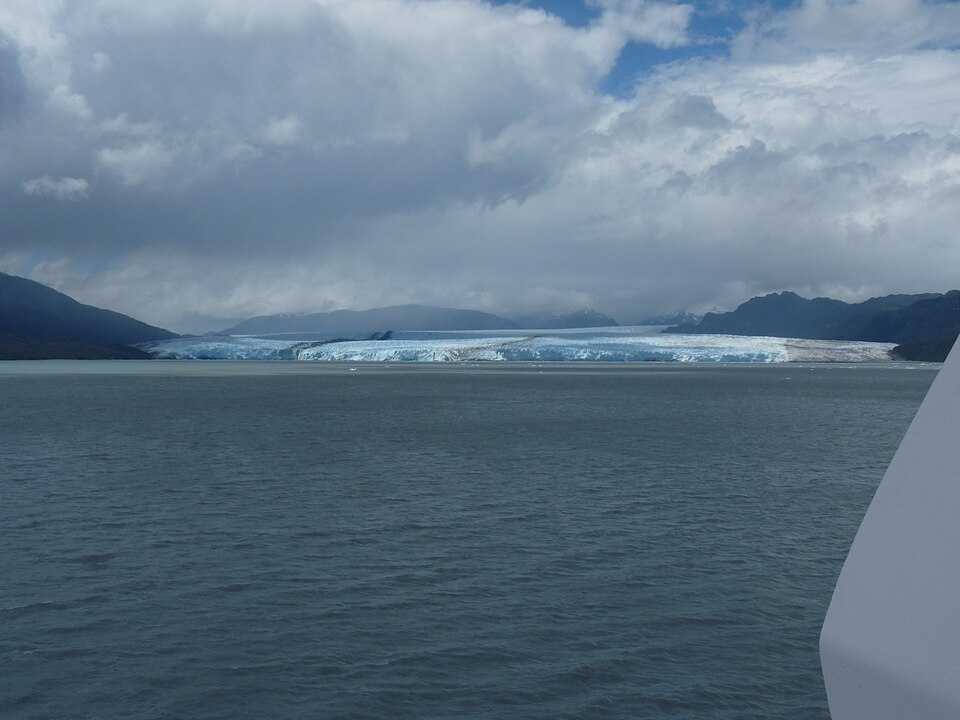 Vista panorámica del Glaciar Pío XI.